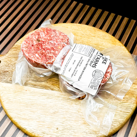 Hamburger Patties - Hatch Chili with Cheddar
