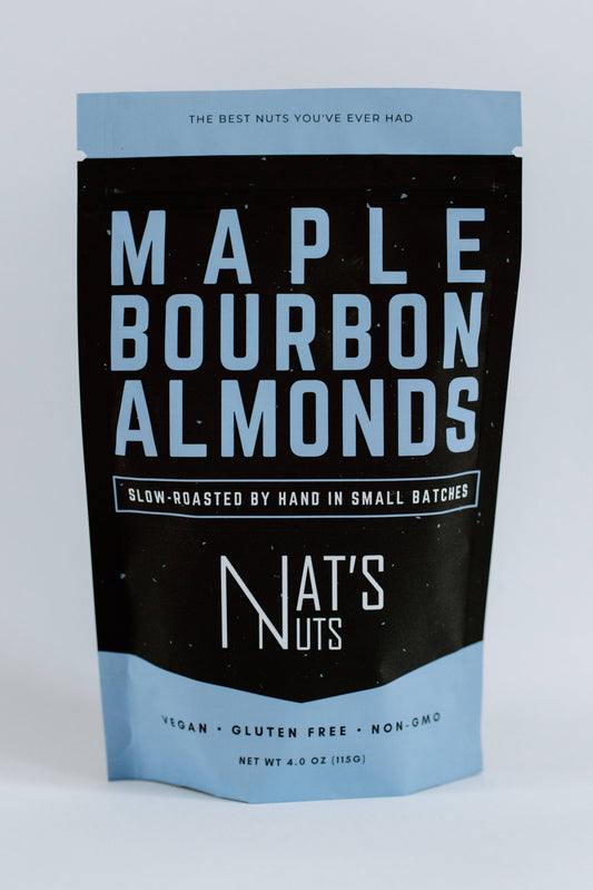 Nat’s Nuts - Maple Bourbon Almonds | Gourmet Roasted Nuts