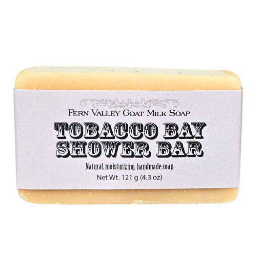 Handmade Natural Goat Milk Soap | Shower Bar | Tobacco Bay