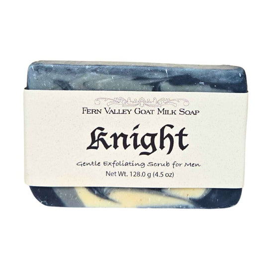 Handmade Natural Goat Milk Soap | Exfoliating Soap | Knight - Soap for Men