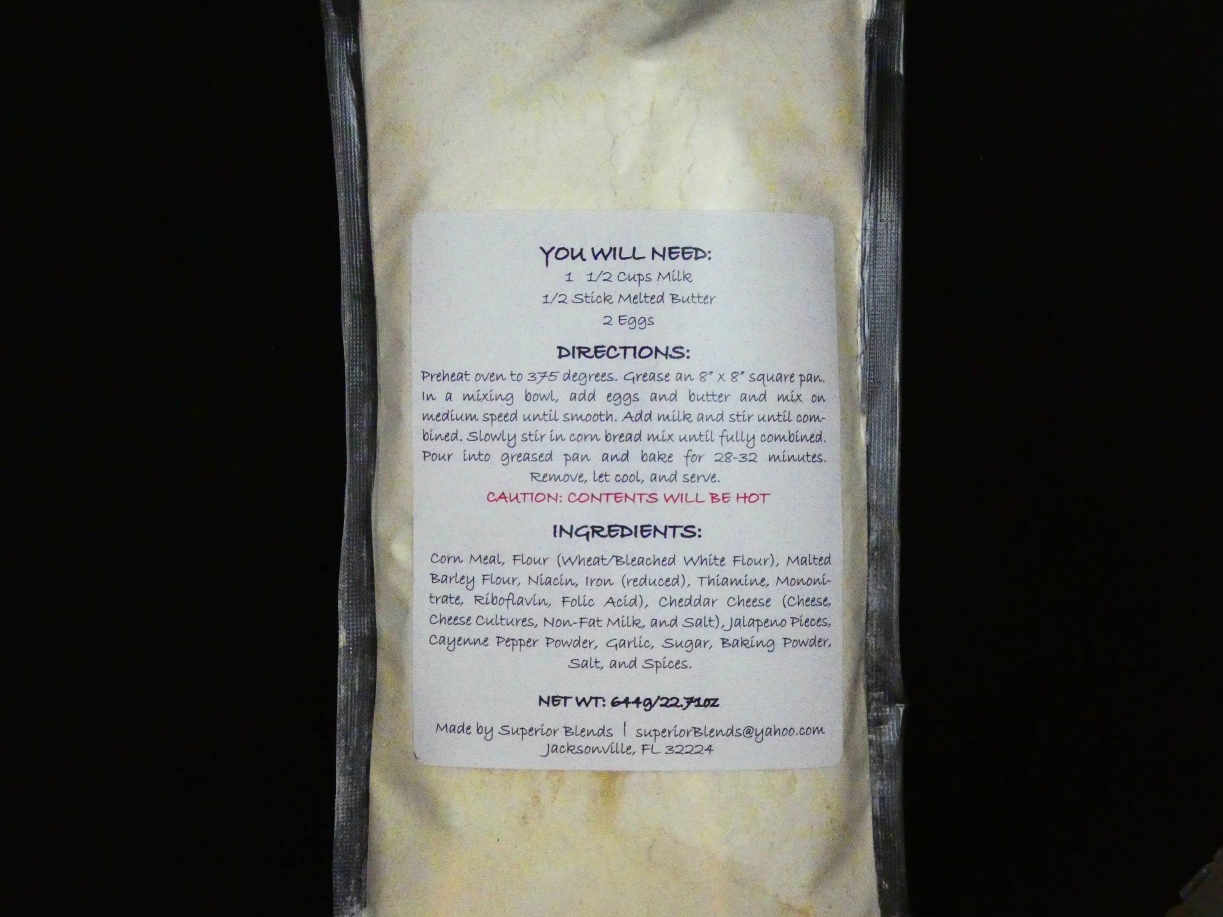 Superior Blends - Cheddar Jalapeño Cornbread Mix