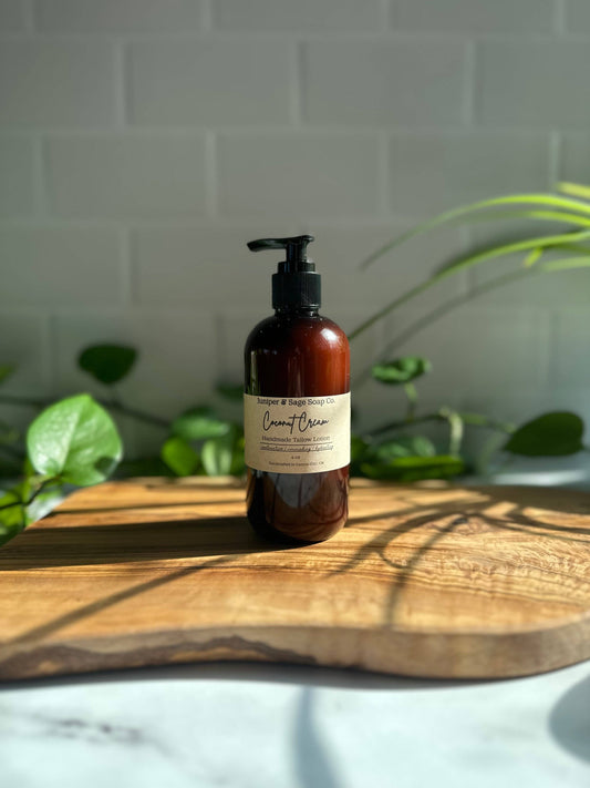 Juniper & Sage Soap Co. - Tallow Lotion - Coconut Cream