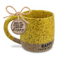 LCP Mug Speckled Stone Happy Gold 18Oz