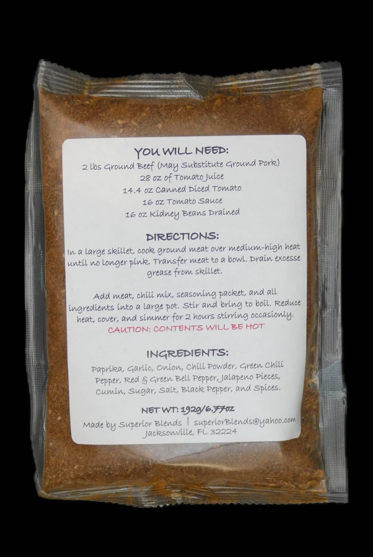 Superior Blends - Chili Mix