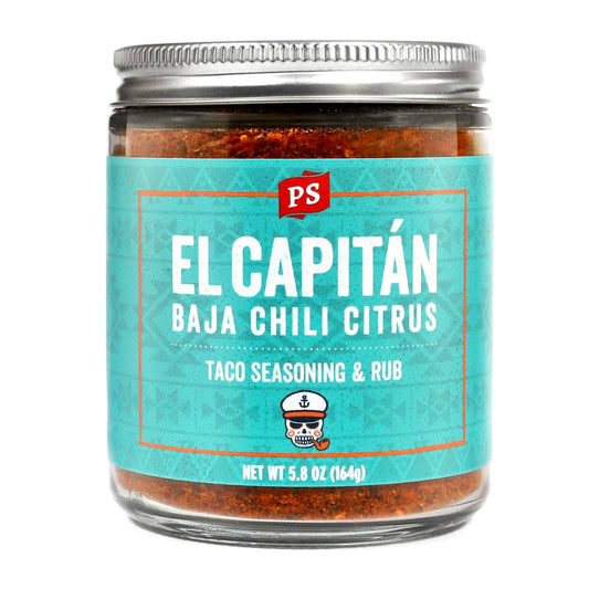 PS Seasonings - El Capitan - Baja Chili Citrus Taco Seasoning & Rub