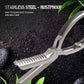 Stainless Steel Rib Prep Tool Membrane Remover Ergonomic