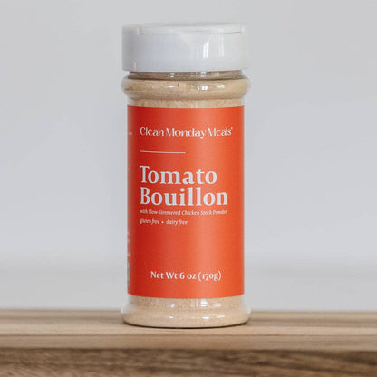 Clean Monday Meals - Tomato Bouillon with Slow Simmered Chicken Stock Powder