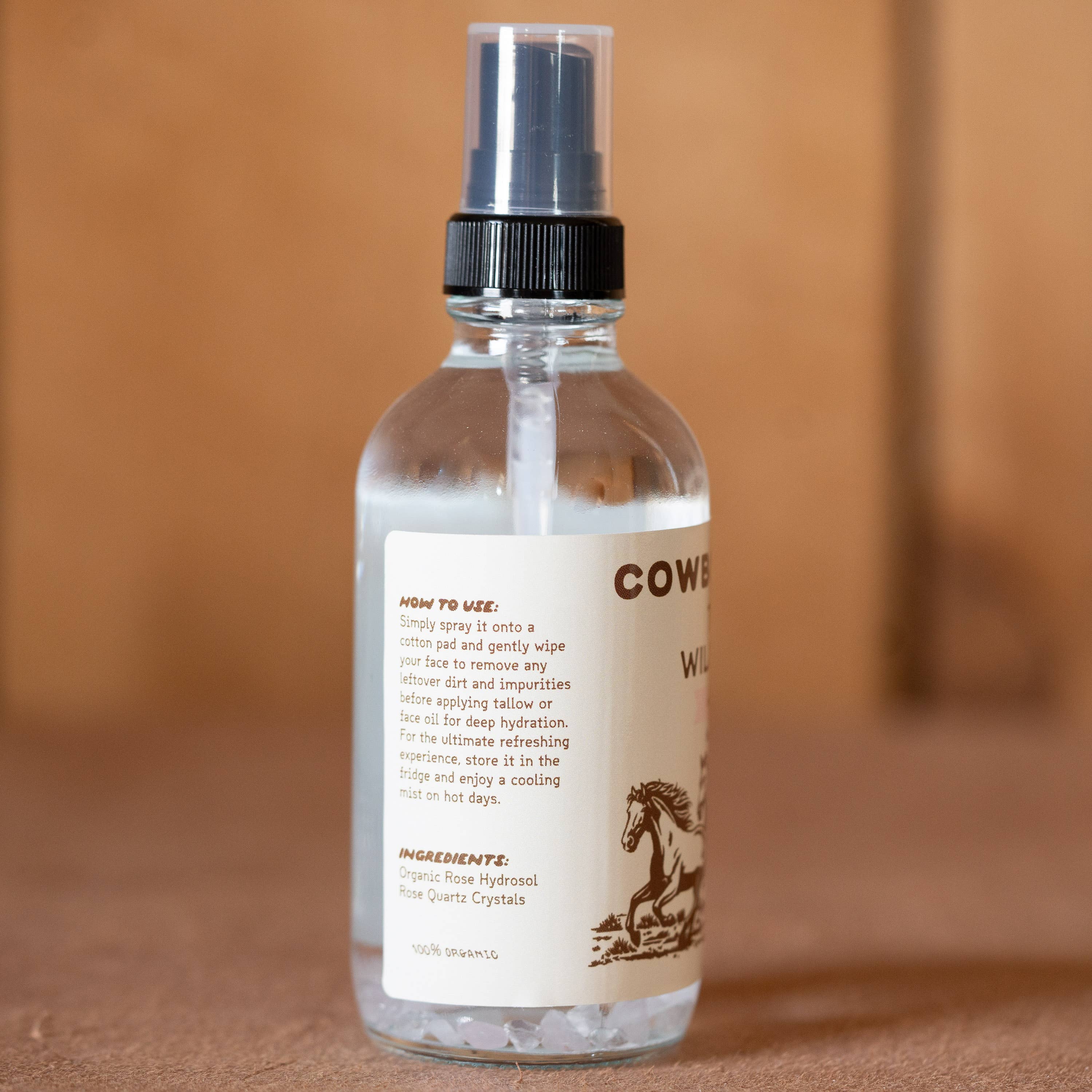 Cowboy & Co. - Hydration Mist - Rose Water Toner | Organic Rose Petal
