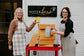 Beeswax Candle "Bee" Inspired - Alert + Energize - Glass + Bamboo -