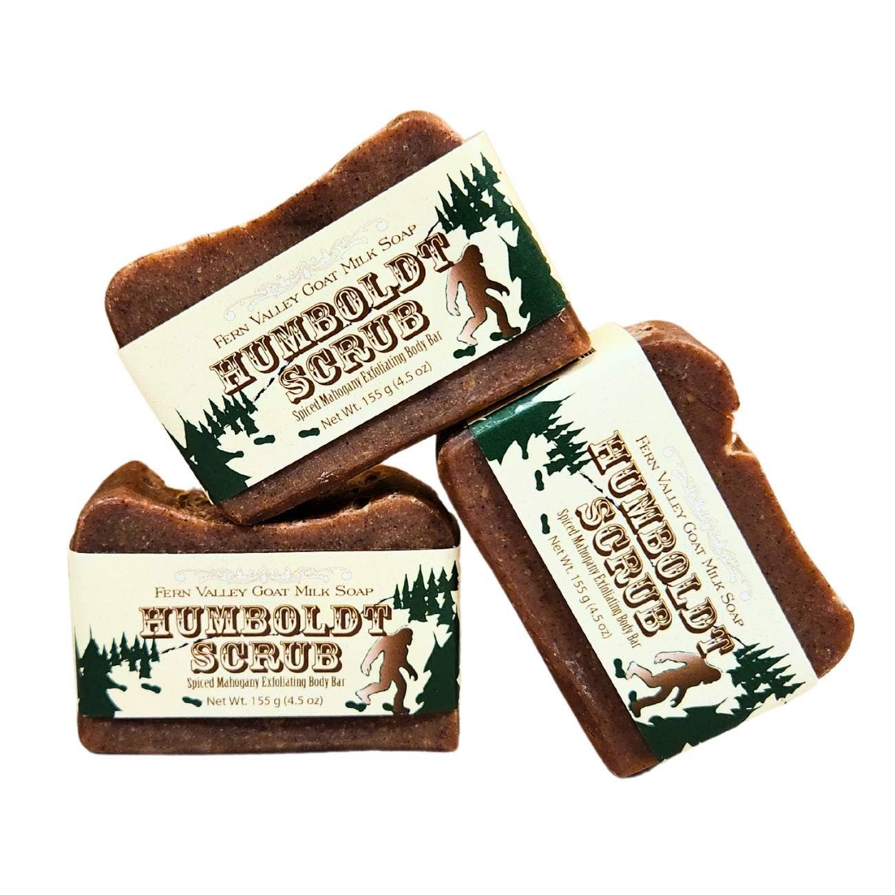 Handmade Natural Goat Milk Soap | Exfoliating Body Bar | Humboldt Scrub