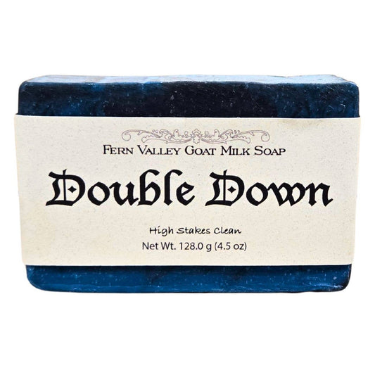 Handmade Natural Goat Milk Soap | Double Down - Activated Charcoal Soap