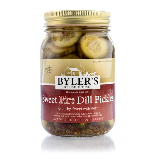 Byler's Sweet Fire Dill Pickles, 16 Fl. Oz