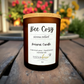 Beeswax Candle "Cozy Bee" Beeswax Candle - Stress Relief -Glass + Bamboo