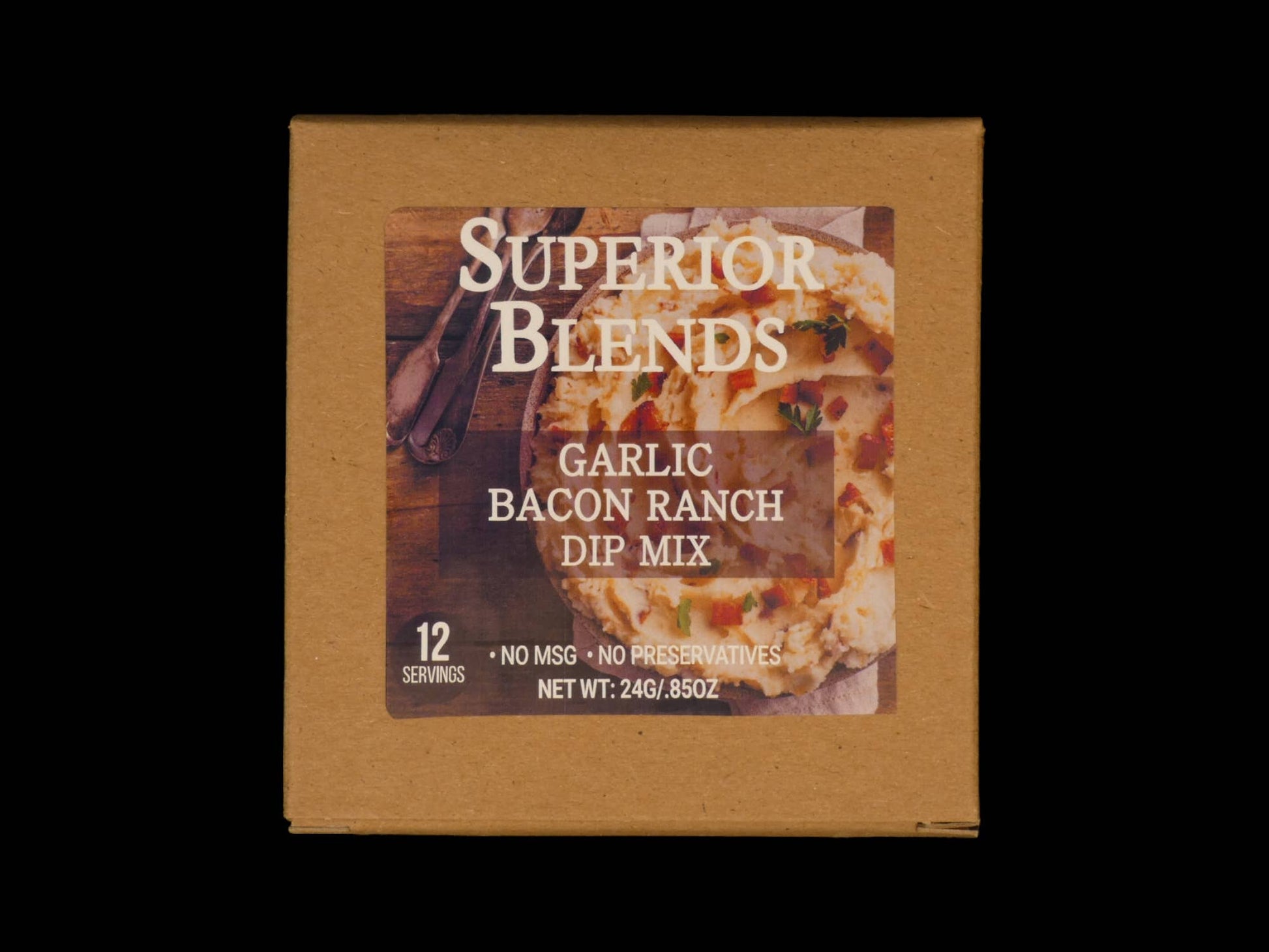 Superior Blends - Garlic Bacon Ranch Dip Mix – Finke Farms Beef