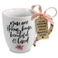 LCP Mug - Kindness Mug Floral You Are Strong Brave 19Oz