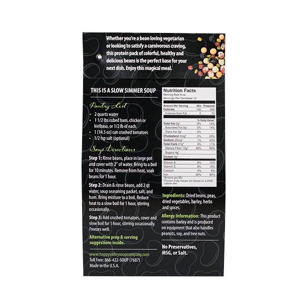 Happy Valley Soups - Fireside Kettlebean Soup