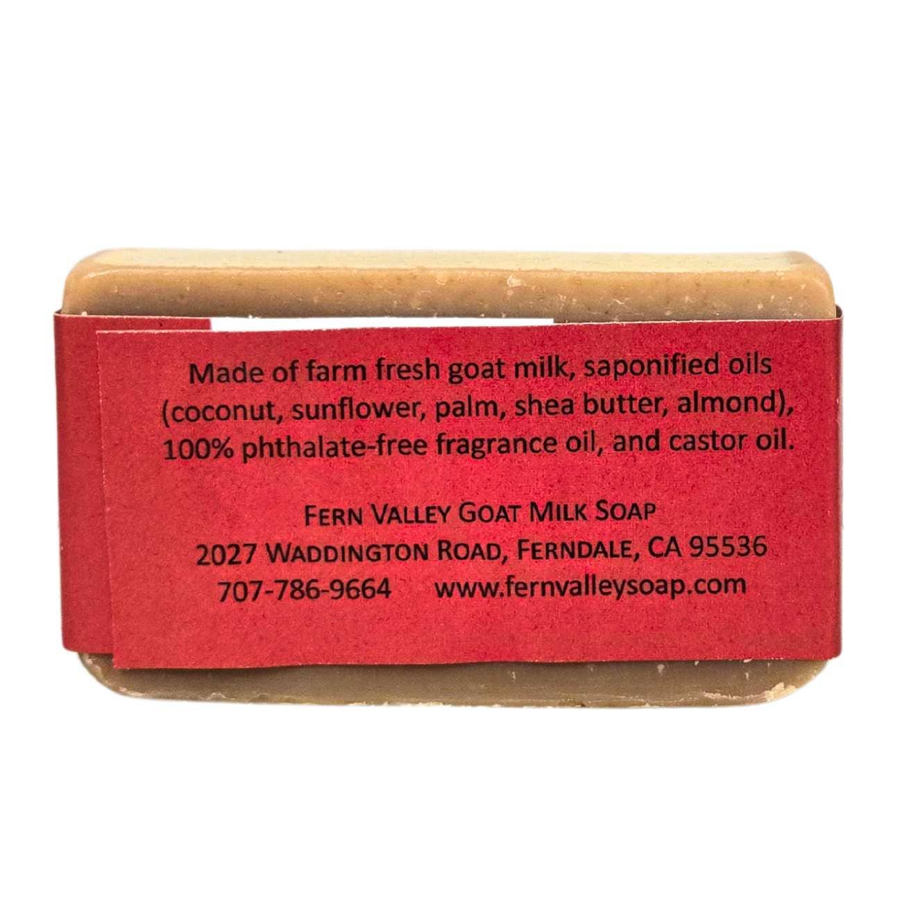 Handmade Natural Goat Milk Soap | Shower Bar | Dragon's Blood