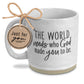 LCP Mug Coffeecup Powerful Words World Needs16Oz