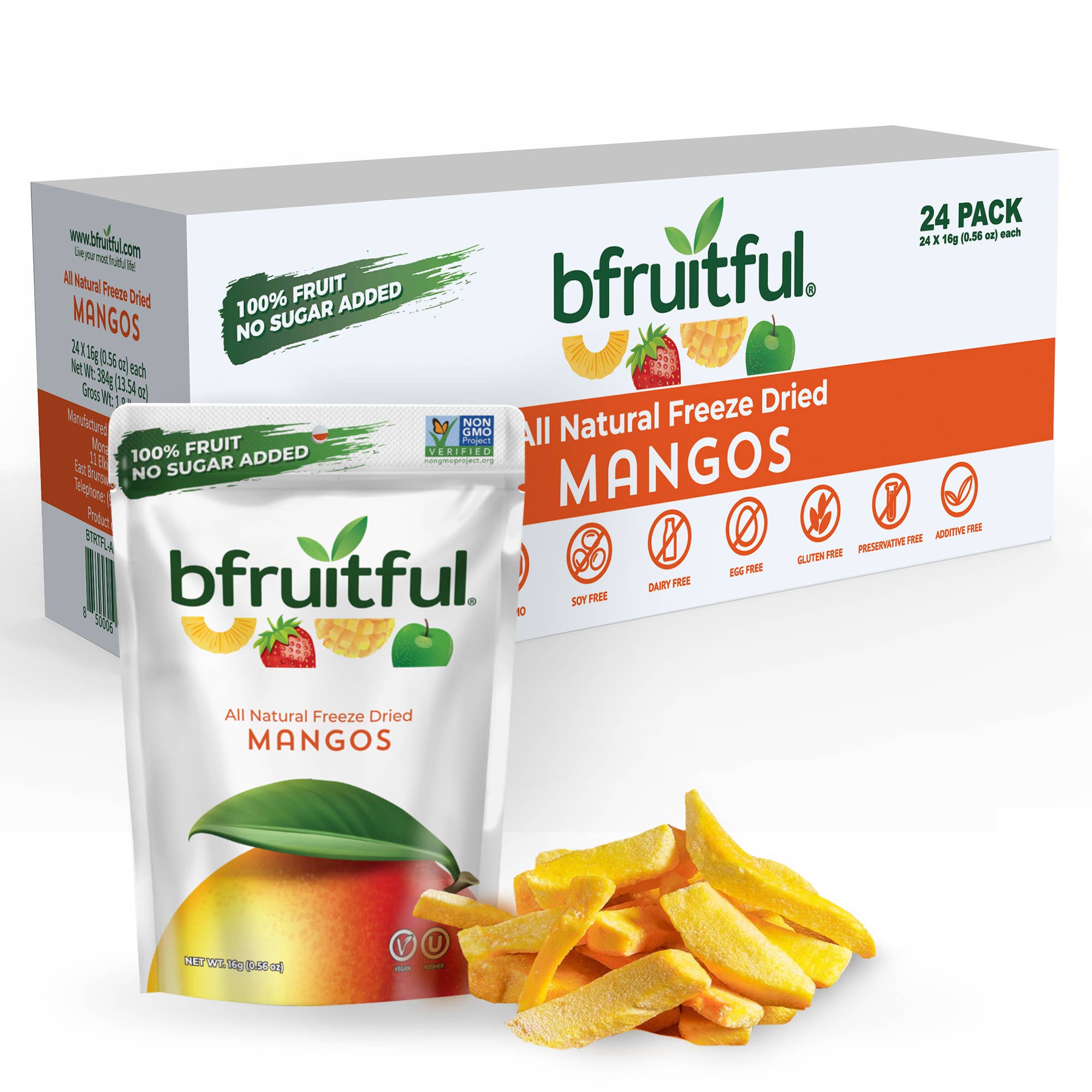Bfruitful - Freeze Dried Mangos