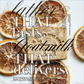 One Blessed Acre Farm - Orange Clove Goat Milk Bar Soap - 4.5 ounce