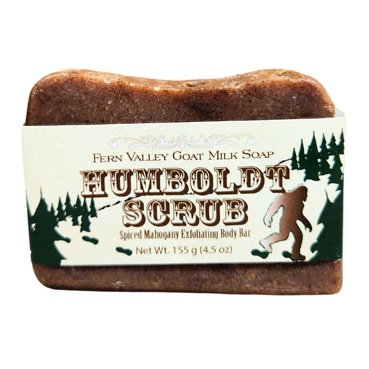 Handmade Natural Goat Milk Soap | Exfoliating Body Bar | Humboldt Scrub